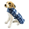 knitted Plaid fleece thickened pet jacket pet clothes